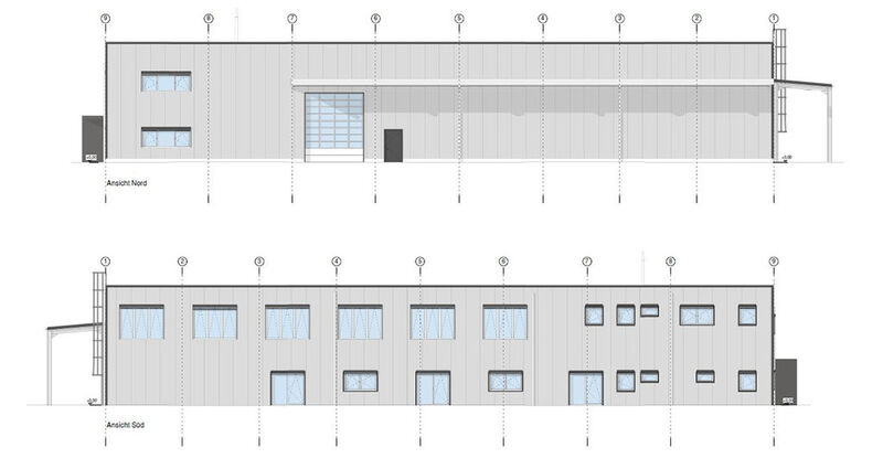 Abbildung 2: Die Grundkonstruktion des neuen DataCenter der Hartl Group (Bild: Hartl Group)