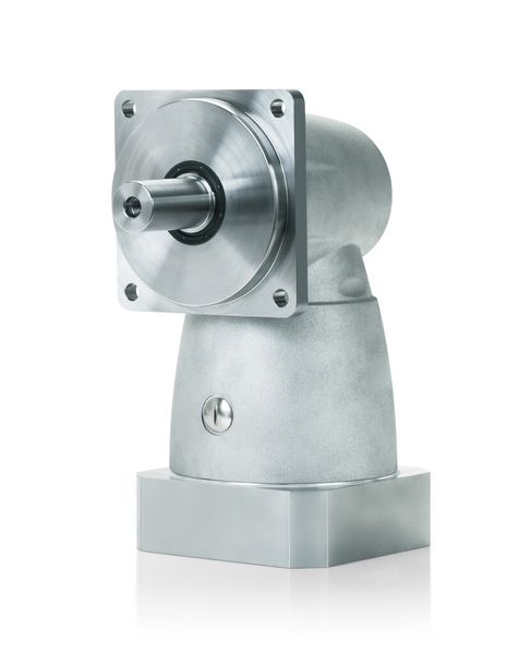 Musterbeispiel für „Efficiency Engineering“: Neben verbesserten Leistungsdaten bietet das neue SC-Winkelgetriebe mit seinem funktionellen Design einen optimierten Ressourceneinsatz und eine erhebliche Gewichtseinsparung. (Bild: Wittenstein Alpha)