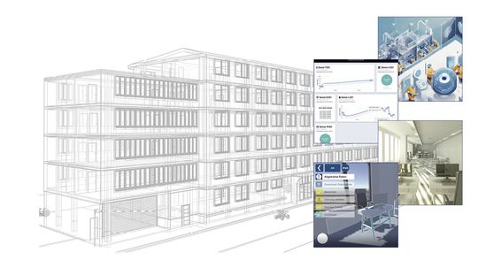 3D-Drahtgittermodell des Keßler-Bürogebäudes in Leipzig. (Bild:  Keßler Real Estate Solutions GmbH)