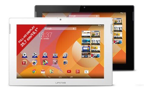 Ebenfalls nur in den Süd-Filialen gibt es ab Donnerstag das Medion-Tablet Lifetab S10346. (Bild:Aldi)