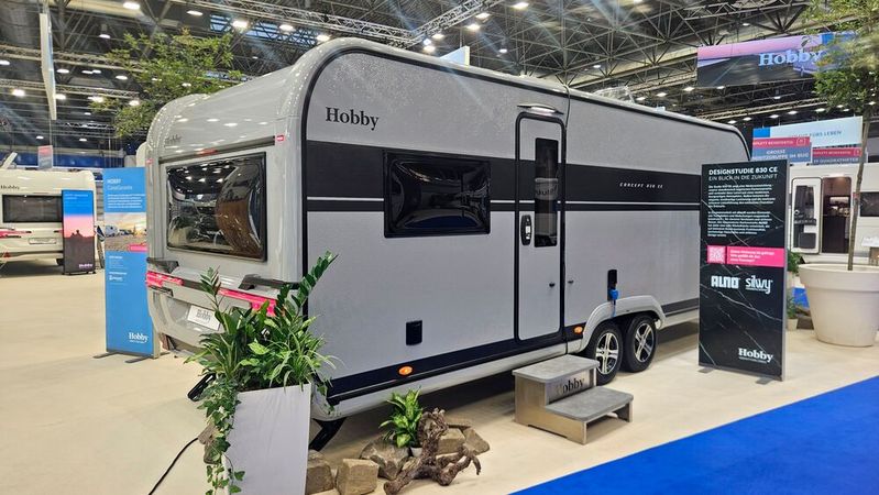 Neue Ideen mit Blick in die Zukunft präsentieren die Rendsburger Hobbywerke mit ihrer Designstudie Concept 830 CE.(Bild:  Michael Lennartz)