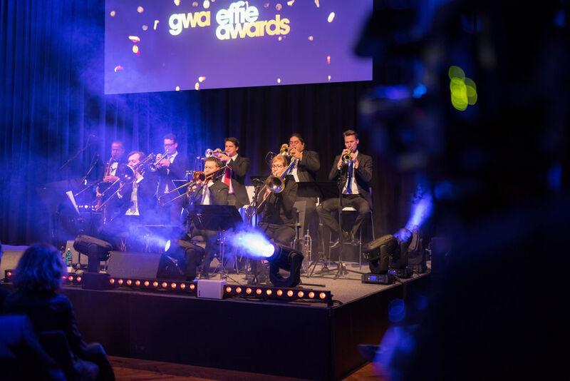 Bei so einer Gala darf natürlich auch die Big Band nicht fehlen, die das Programm mit ihrer Musik untermalte. (Robin Selhoest / GWA)