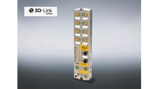 Als Schnittstelle zur Sicherheitssteuerung ermöglicht der IO-Link Safety Master PDP67 IOLS von Pilz die bidirektionale Kommunikation bis in die Feldebene. (Bild: Pilz)