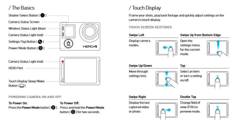 Hero4 Silver: Schnellstart (Bild: RS Components)
