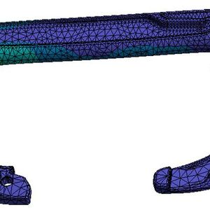 Bild 1: Nach dem Erstellen des CAD-Modells werden die Normprüfungen mit Ansys möglichst realitätsnah simuliert und aus den Ergebnissen die Rückschlüsse auf die Bruchlasten gezogen. 