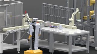 Abb. 1: Das vollautomatisierte Analytiklabor der Zukunft – so könnte es aussehen. (Universität Rostock)