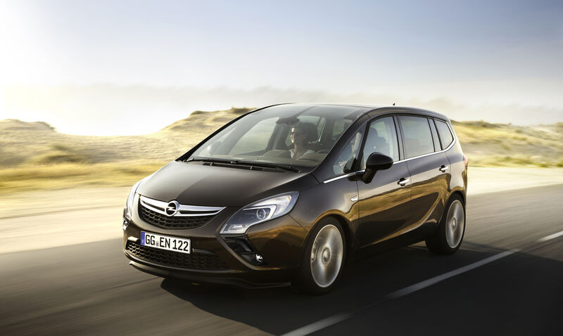 Mit dem überarbeiteten Flex7-Sitzkonzept soll der neue Zafira Tourer von Opel laut Hersteller neue Standards für die Innenraumvariabilität setzen (Archiv: Vogel Business Media)