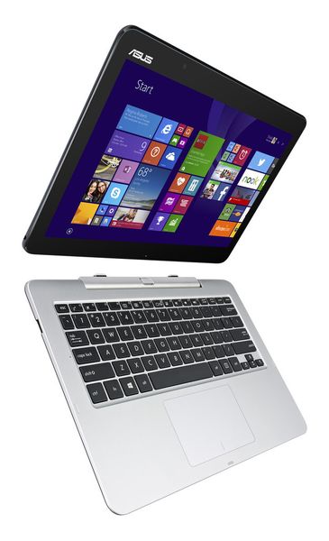Eines der güstigsten 2-in-1-Notebooks mit Core M ist das Asus Transformer Book T300FA für 599 Euro. (Bild: Asus)