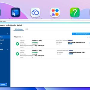 Konfigurieren der Netzwerkadapter auf einem QNAP-NAS für den Einsatz als Cluster. (Bild:  Joos – QNAP)