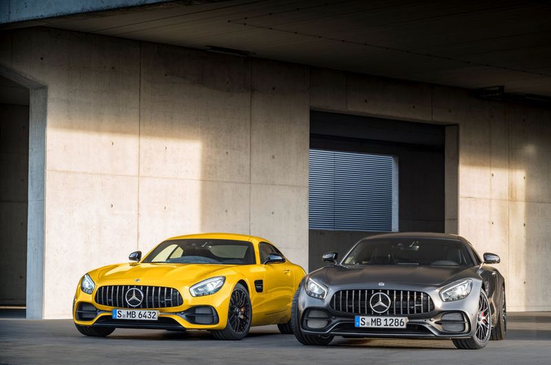 Boliden wie den Mercedes-AMG GT C Edition 50 und den Mercedes-AMG GT S ... (Daimler AG)