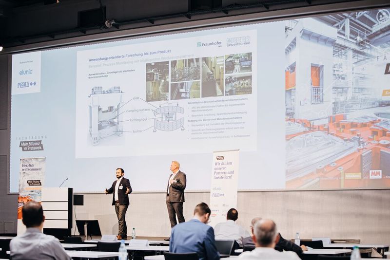 Impressionen der Fachtagung „Mehr Effizienz im Presswerk“ am 15. September 2021 in Würzburg. (Bild: VCG)