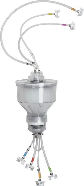 Die  Kunststoffeinsätze Spinserts werden  nach jeder Anwendung ausgetauscht  um Kreuzkontaminationen ausschließen. (Bild: Alfa Laval)