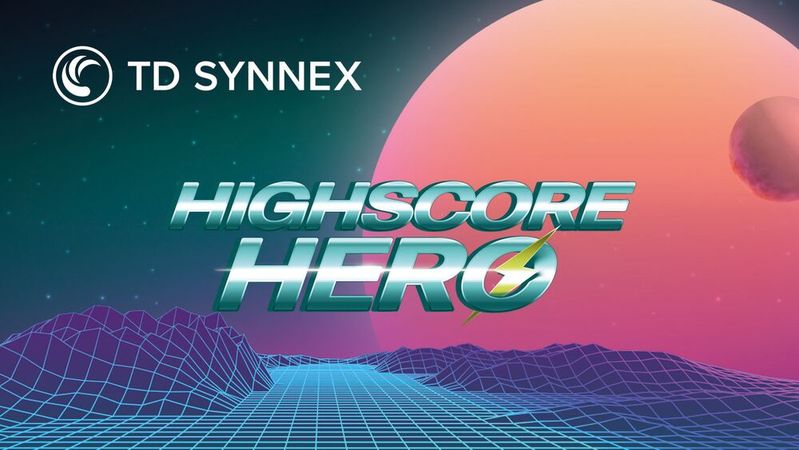 TD Synnex hat die Retro-Gaming-Kampagne „Highscore Hero“ gestartet. (Bild:  TD Synnex)