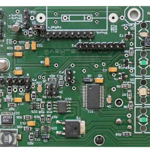 Bild 2: Leiterplattenansicht des Batteriemessgerätes auf Basis eines Mikrocontrollers MSP430