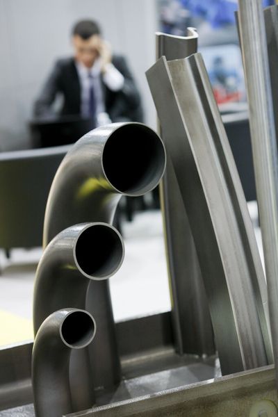 In Halle 5 präsentierten die Aussteller Rohre in sämtlichen Ausführungen. (Bild: Messe Düsseldorf/C. Tillmann)