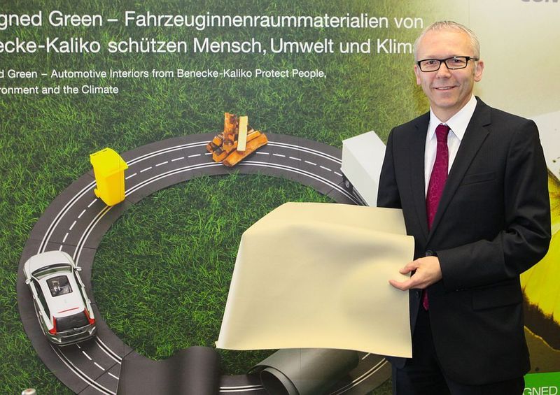 Dr. Dirk Leiß, Geschäftsbereichsleiter der Benecke-Kaliko Group.  (Bild: Rainer Droese / ContiTech)