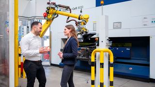 The Intech is coming! Trumpf recognizes that automation in 3D laser material processing is at the top of the users' agenda. The Ditzingen-based company responds with what is said to be a flexible option for this. There is also something new for material handling... (Image:Trumpf)