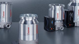 Abb.7: Neben Vorvakuumpumpen wie der Ecodry Plus sind auch die Hochvakuumpumpen aus dem Hause Leybold, wie die Turbomolekularpumpen-Familie Turbovac i und Turbovac iX, für den Analysen- sowie Forschungs- und Entwicklungsmarkt entwickelt worden. (Leybold)