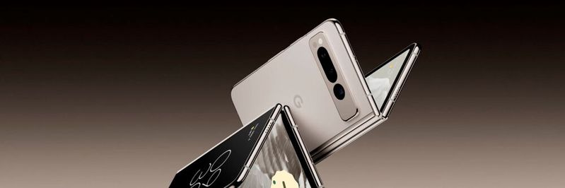 Mit dem offiziell angekündigten Google Pixel Fold dringt der Internetkonzern in den Faltsmartphone-Markt ein.(Bild:  Google)