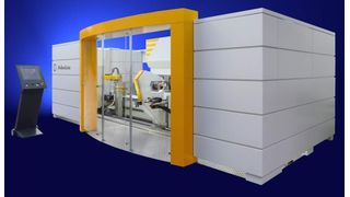 Mit dem Mini-Bend-Center steht jetzt eine automatisiertes Biegesystem zur Verfügung mit dem sich speziell kleine und komplexe Biegeteile herstellen lassen. Bilder: RAS (Archiv: Vogel Business Media)