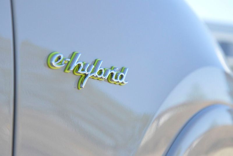 Geschmackssache sind allerdings die giftgrünen Applikationen, mit denen Porsche seit jeher seine Hybridvarianten kennzeichnet. (Bild: Achter/»kfz-betrieb«)