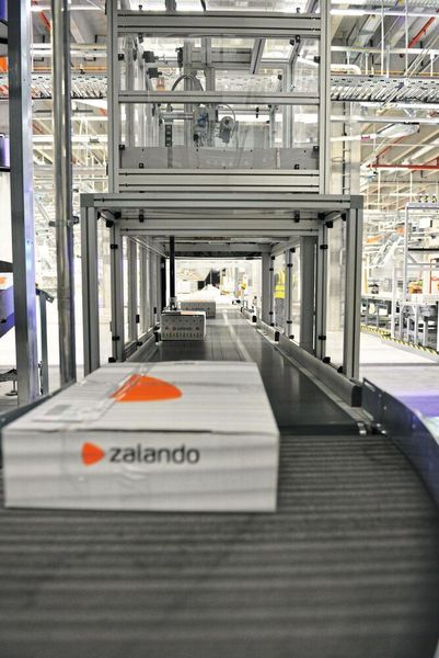 Volumenerfassung am Etikettierer. (TUP)