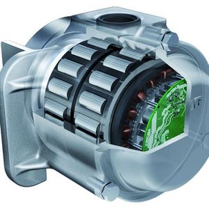 Train Support System: ein FAG-Radsatzlager wird mit einem integrierten Generator-Sensor-Lager als autarke Energiequelle beispielsweise in Güterwagons eingesetzt.