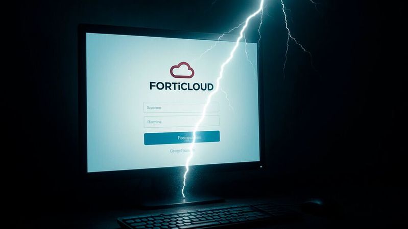 Betroffen von der kritischen Schwachstelle EUVD-2026-4712 / CVE-2026-24858 sind die Produkte FortiOS, FortiManager, FortiAnalyzer, FortiProxy und FortiWeb. Die Sicherheitslücke erlaubt es Angreifern, sich über die FortiCloud-SSO-Anmeldung auf anderen Geräten unautorisiert anzumelden.(Bild:  Dall-E / Vogel IT-Medien GmbH / KI-generiert)