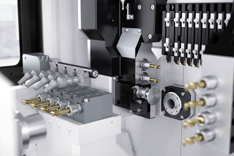 Der Swiss DT 13 Langdrehautomat von Tornos ist für einen maximalen Stangendurchlass von 13mm ausgelegt. (Tornos)