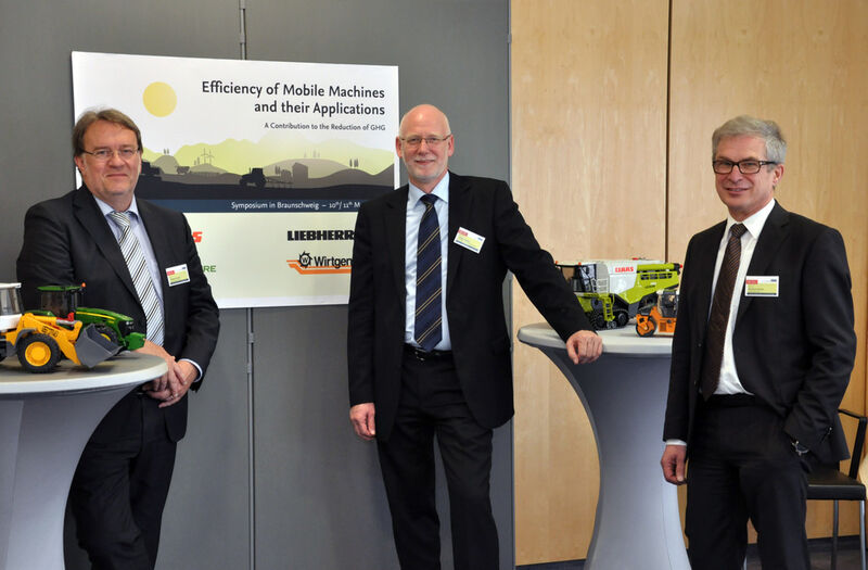 Dr. Wolfgang Burget, Prof. Frerichs und Dr. Eberhard Nacke (v.l.n.r.) (TU Braunschweig)