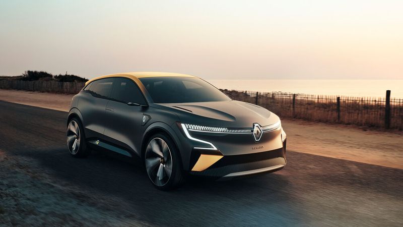 Der Mégane E-Vision ist ein Ausblick auf die nächste E-Antriebsgeneration von Renault. (Bild: Renault)