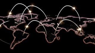 Weltweite Kommunikation: 5G ist bereits verfügbar, werden bereits die Grundlagen für die nächste Gerneration gelegt. (Sumanley xulx)