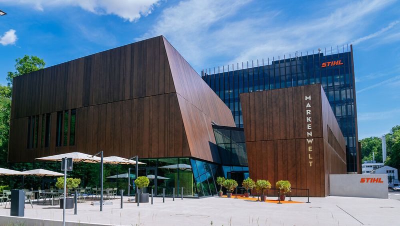 Der Stihl-Stammsitz in Waiblingen bei Stuttgart.  (Bild: Stihl/Thomas Niedermüller)