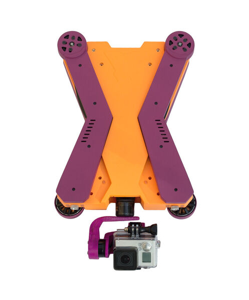 AirDog – das weltweit erste, selbstgesteuerte Sport-Aktion-Fluggerät für Filmaufnahmen bei Outdoor- und Extremaktivitäten – hergestellt mit Stratasys 3D-Drucktechnologie. (Helico)