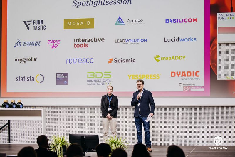 Impressionen der marconomy B2B Marketing Days 2023 (Bild: www.bkfotofilm.de – marconomy)