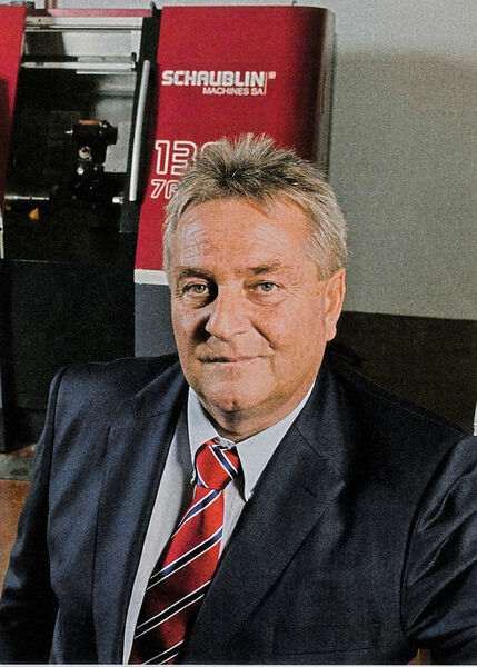 Rolf Muster, CEO de Schaublin Machines SA. (Image: Schaublin Machines SA)