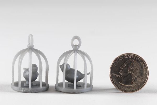 Beispiel für mit Form 1 gedruckte Objekte (formlabs)