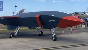 The Boeing MQ-28 Ghost Bat at 2023 Avalon Airshow. (Photo: Wiki Commons)