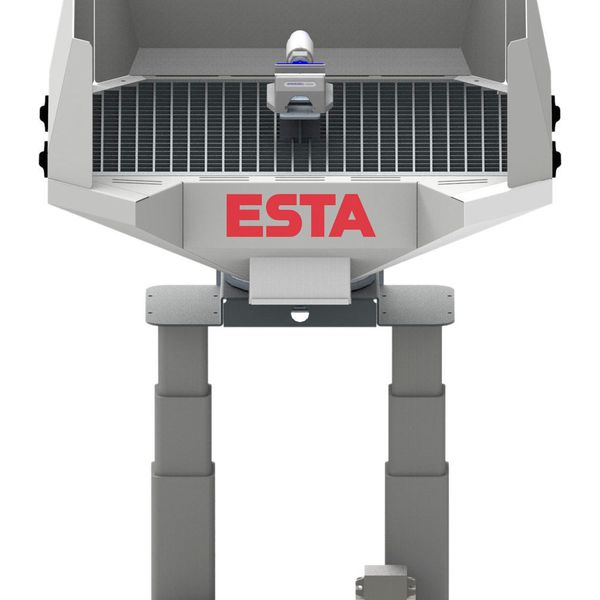 Der Absaugtisch von Esta ist 360° um die eigene Achse drehbar. (Esta)