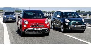 Fiat hat dem 500L ein Facelift verpasst. Die neue Modellgeneration wird in drei Varianten angeboten: Urban, Cross und Wagon. (Fiat)