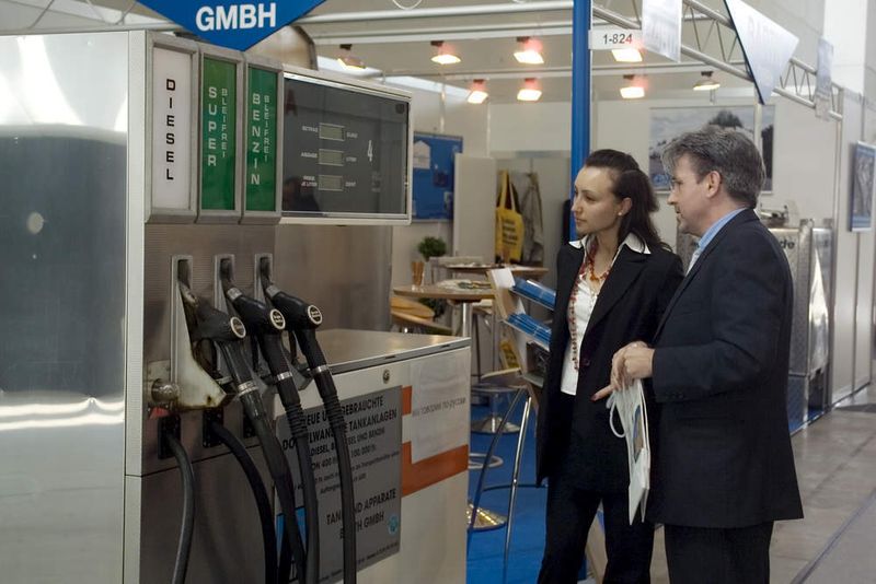 Sogar eine „Tankstelle“ wurde 2008 auf der Resale angeboten. (Archiv: Vogel Business Media)