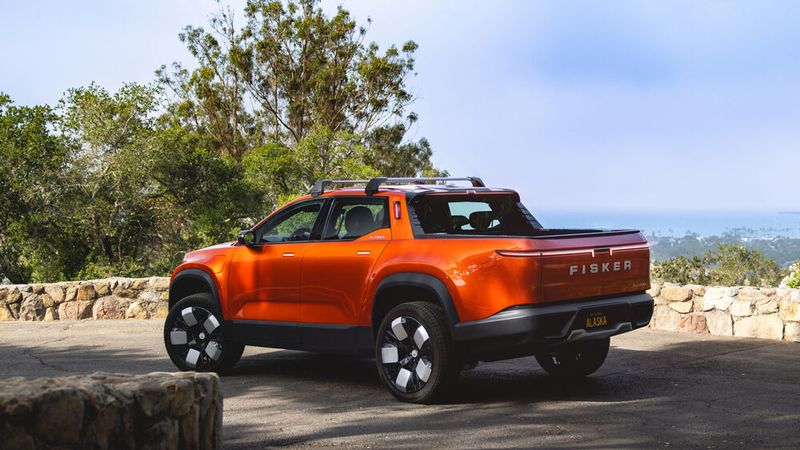 Die nach hinten offene Ladefläche kommt auf eine Länge von 1,40 Metern. (Bild: Fisker)