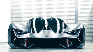 Mit dem Terzo Millennio zeigt Lamborghini seine Vision eines elektrisch getriebenen Supersportlers der Zukunft. (Lamborghini)