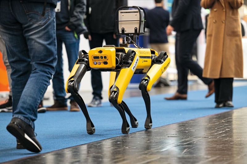 Intelligente Robotersysteme sind neben autonom fahrenden Geräten und neuesten KI-Anwendungen Teil des Application Parks auf der Hannover Messe. (Bild: Deutsche Messe)