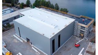 Die Arbeiten am Logistikzentrum sind in vollem Gange, damit es Anfang 2021 auch fertig wird. (Hager & Meisinger)