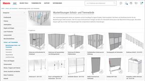 Digitale Konfiguratoren wie die von Item vereinfachen die Planung kompletter Schutzzäune über eine intuitive Benutzeroberfläche. (Bild: Item)