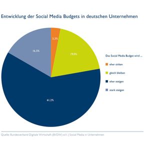 In Zukunft werden noch deutlich mehr Marketinggelder als bisher für den geschäftlichen Einsatz von Facebook & Co ausgegeben.