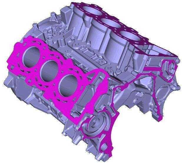 Eine 3D-Technologie ermöglicht  den Schutz sensibler Entwicklungsdaten: Das CAD-Modell vorher. (Bild: Core Technologie)