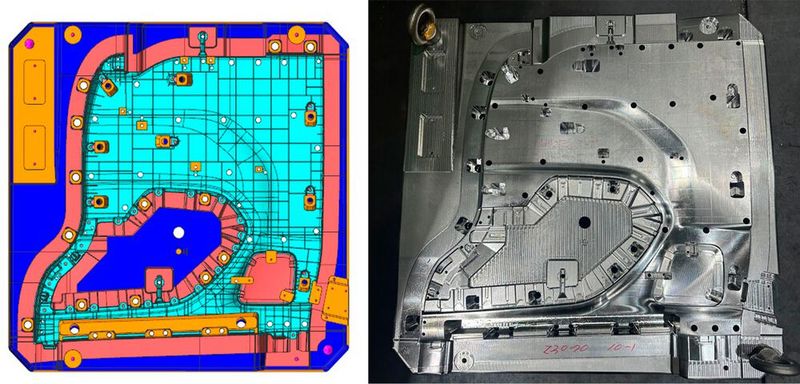 Automotive door injection mould (Source: CG Tech)