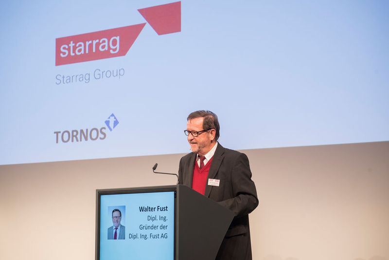 Keynote Speacker Dipl.-Ing. Walter Fust zeigte eindrücklich auf, was ihn zu einem erfolgreichen Unternehmer werden liess. (Thomas Entzeroth)